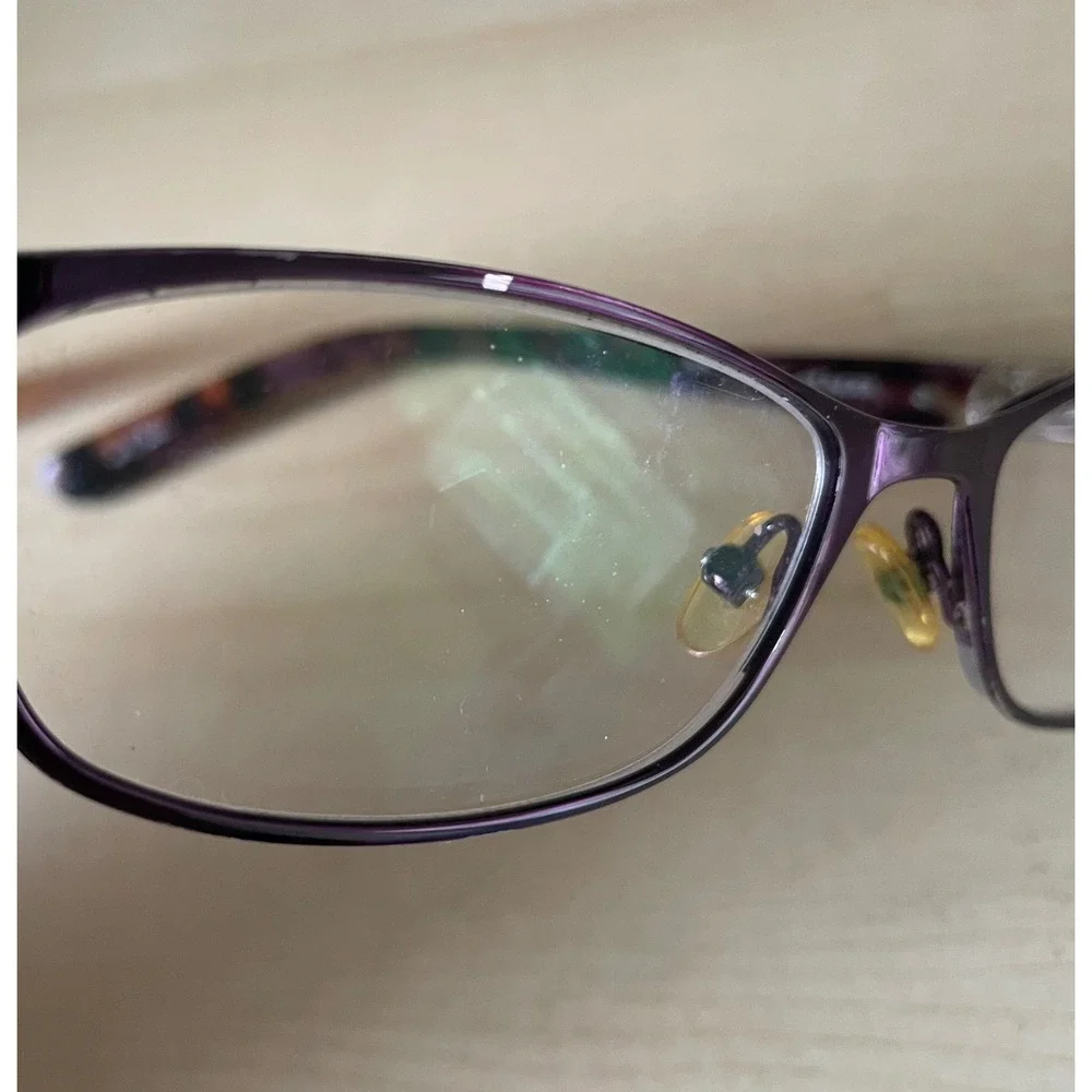 Kay Unger K143 Eyeglasses Purple Tortoiseshell FRAMES ONLY‎ Tortoise 52-17-135
